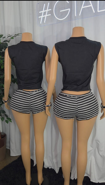 Biker Shorts Set