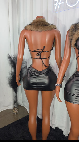 Eva Leather Dress
