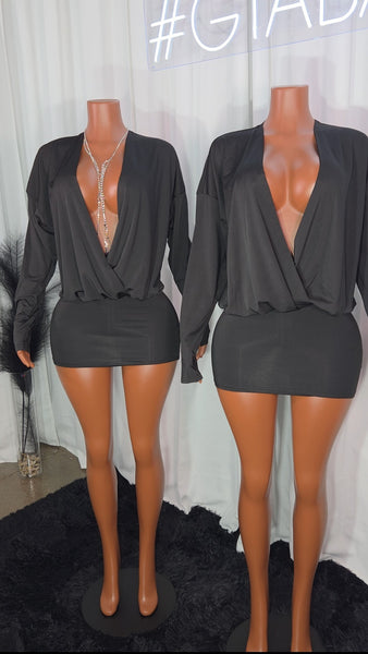 All Night Long Dress (Black)