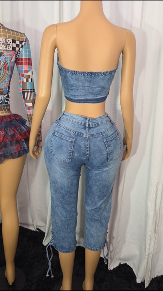 Vanessa 2pc Denim Set