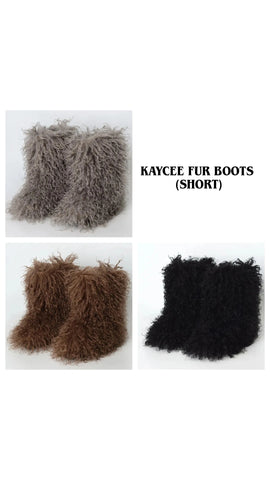 Kayce Fur Boots (short)