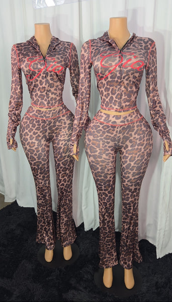 Gia 2pc set (Animal print)