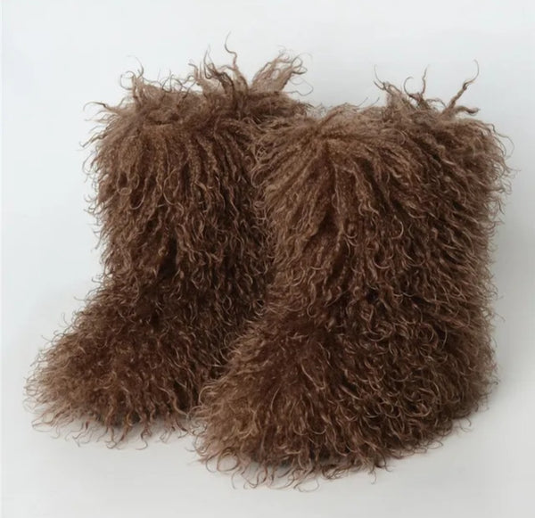 Kayce Fur Boots (short)