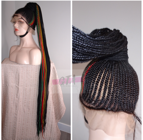 Reesie FULL LACE Braided Wig (55inches) - READY TO SHIP